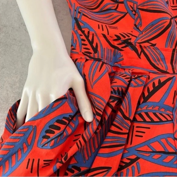 ALEXIS for Target Collab Botanic Floral Tropical Short Sleeve Shirtdress Plus 4X - Picture 7 of 9